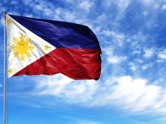 This is the national flag of the Philippines, what happens to it when the country is at war?