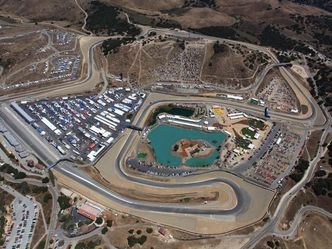 This is the popular race track, Laguna Seca, that features the “Corkscrew” chicane. Where is this track located?