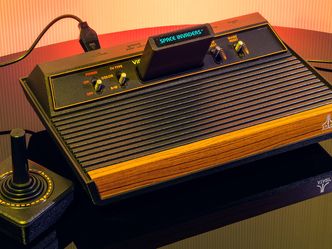 This is the Atari video game console, what was the first game Atari released for this console?