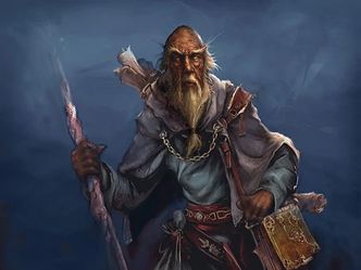 This old man helps us identify magical items in the timeless classic Diablo, but what is his name?