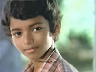 What was Vijay's first ever movie, as a child artist?