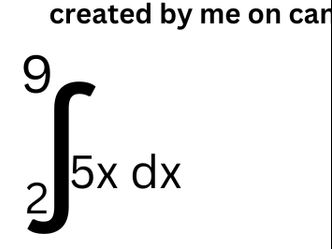 (integral) ∫( 9 2 ) 5x dx 