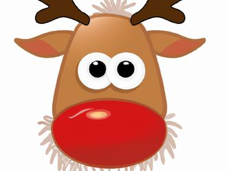What is the name of Santa's reindeer with a shiny red nose?