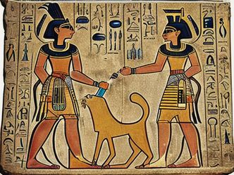 Which ancient civilization is known for domesticating cats?