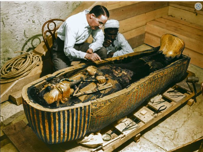 The tomb of Tutankhamen 