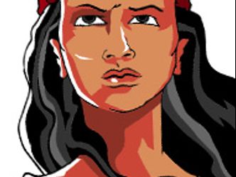 Who was the first female leader of the revolutionary movement against the Spanish colonizers?