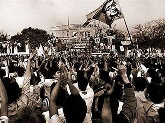 What event in 1986 led to the ousting of President Ferdinand Marcos?