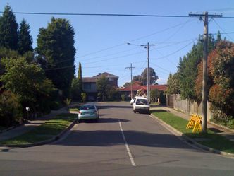 On what street do the "Neighbours" characters live?