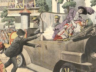 Who assassinated Austria's Archduke Franz Ferdinand in 1914?