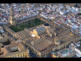 Which is a famous feature of the Mosque-Cathedral of Cordoba?