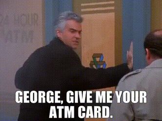 What is George's ATM code?