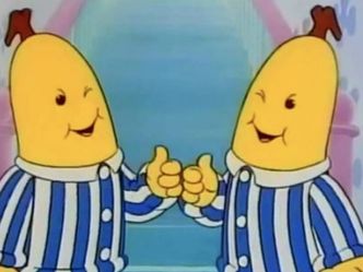 What are the names of the bananas in "Bananas in Pyjamas"?