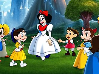 Which Disney character in the white dress meant to be?