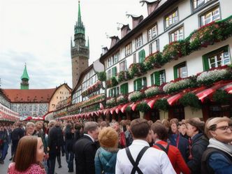 Which German city is famous for its annual Oktoberfest?