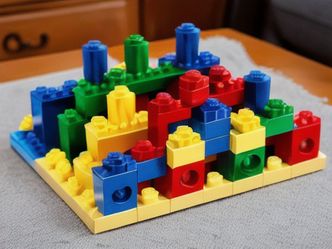 How many different ways can six 2x4 LEGO bricks be combined?