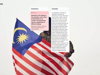 How many stripes are there on the Malaysian Flag?