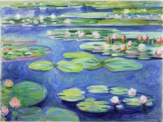 Which French painter is known for his Water Lilies series?