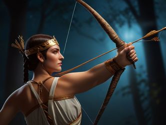 Who is the Greek goddess of the hunt and the moon?