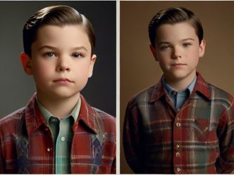 Who plays the role of young Sheldon Cooper?