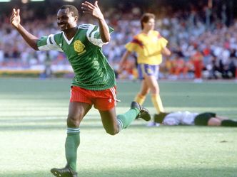 Roger Milla became the oldest World Cup goalscorer of all time. How old was he?