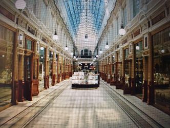 What was the first mall in Russia?