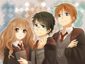 Who are Harry’s closest and first friends at Hogwarts?