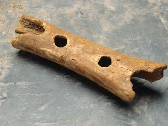 In what balkan country was the oldest ever musical instrument found?