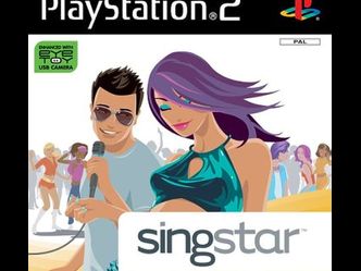 Which groundbreaking musical game that required the use of custom made microphones first became a party hit on PS2?