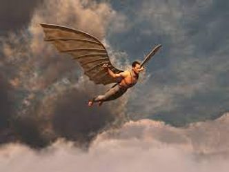 In Greek mythology who died when he flew too close to the sun and the wax holding together his artificial wings melted?