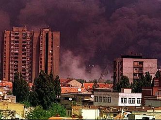 What was the name of the NATO bombing campaign in 1999, aimed at ending the humanitarian crisis in Kosovo?