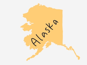 Alaska is the biggest American state in square miles.