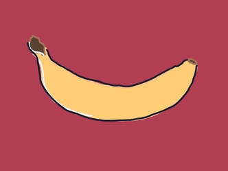 Bananas are curved because they grow upwards towards the sun.