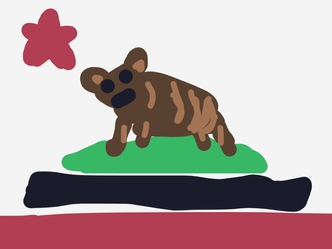 Guess the US State Flag but badly drawn! (black is blurred out name)