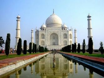 The Taj Mahal is built in which Indian city?