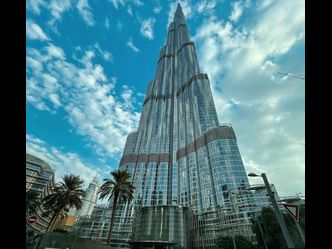 The Burj Khalifa in the United Arab Emirates is the world's tallest building. but how tall is it