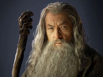 Who is the only actor to receive an Oscar nomination for acting in a Lord of the Rings movie?