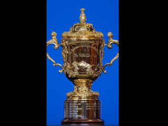 What is the name of the Trophy the RWC winners are awarded?