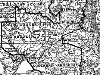 Rhodesia was named after the Victorian administrator Cecil Rhodes. Can you locate where it was on a map?