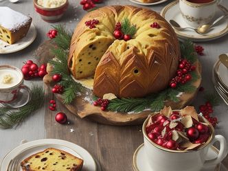In Italy, what is the traditional sweet bread served during Christmas?