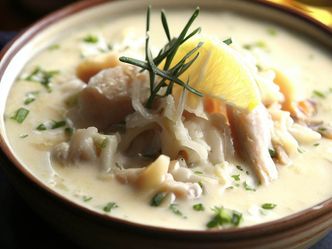 What is the thick Scottish soup made of smoked haddock, potatoes and onions called?