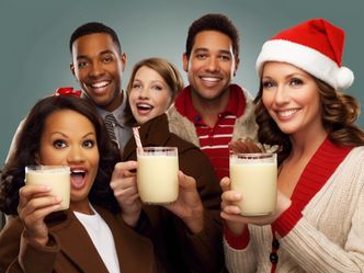 What is the traditional drink served in the United States and Canada during Christmas?