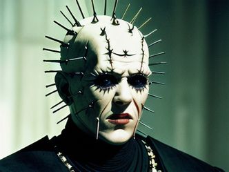 Which horror movie features a villain named Pinhead?