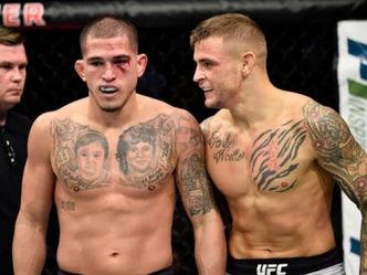 What is the name of the submission technique that Dustin Poirier used to beat Anthony Pettis?