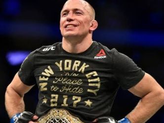 Which fighter took the Welterweight belt from George St-Pierre?