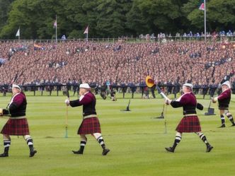 Which country is known for its tradition of Highland Games?