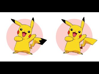 Which is the correct picture of Pikachu's tail?